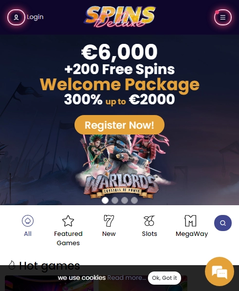 Spins Deluxe Casino